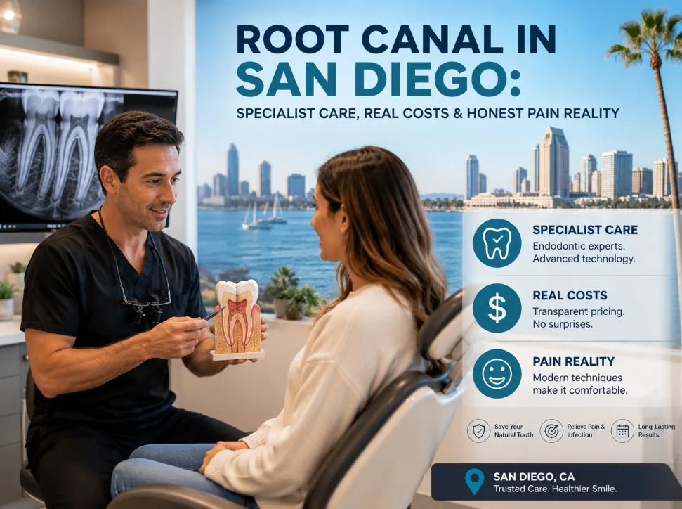 Root Canal in San Diego: Specialist Care, Real Costs & Honest Pain Reality
