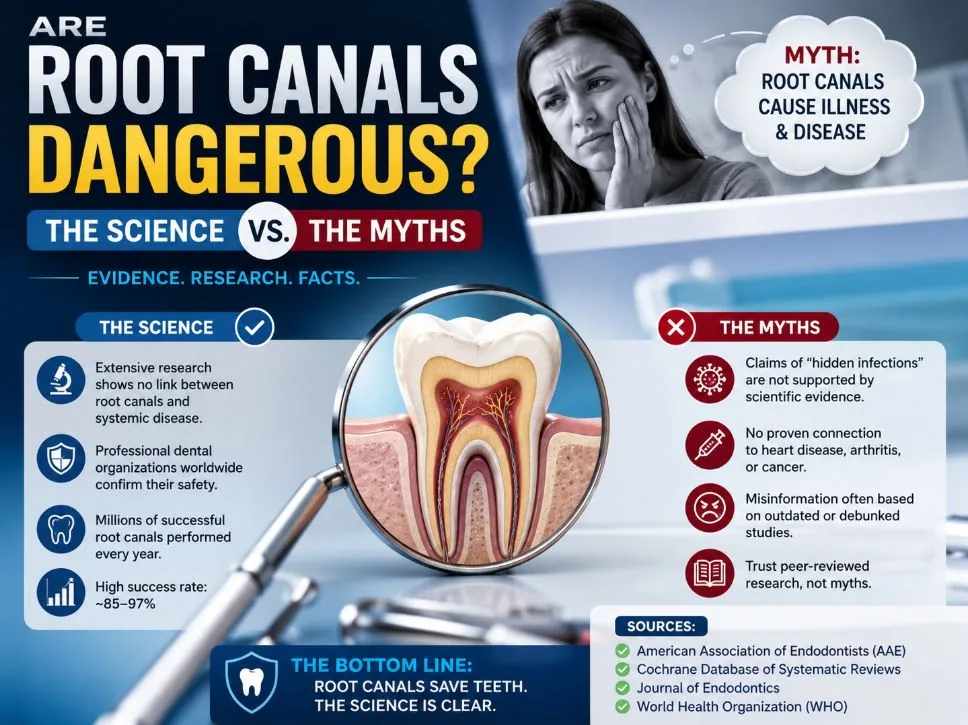Are Root Canals Dangerous? The Science vs. the Myths (with Sources)