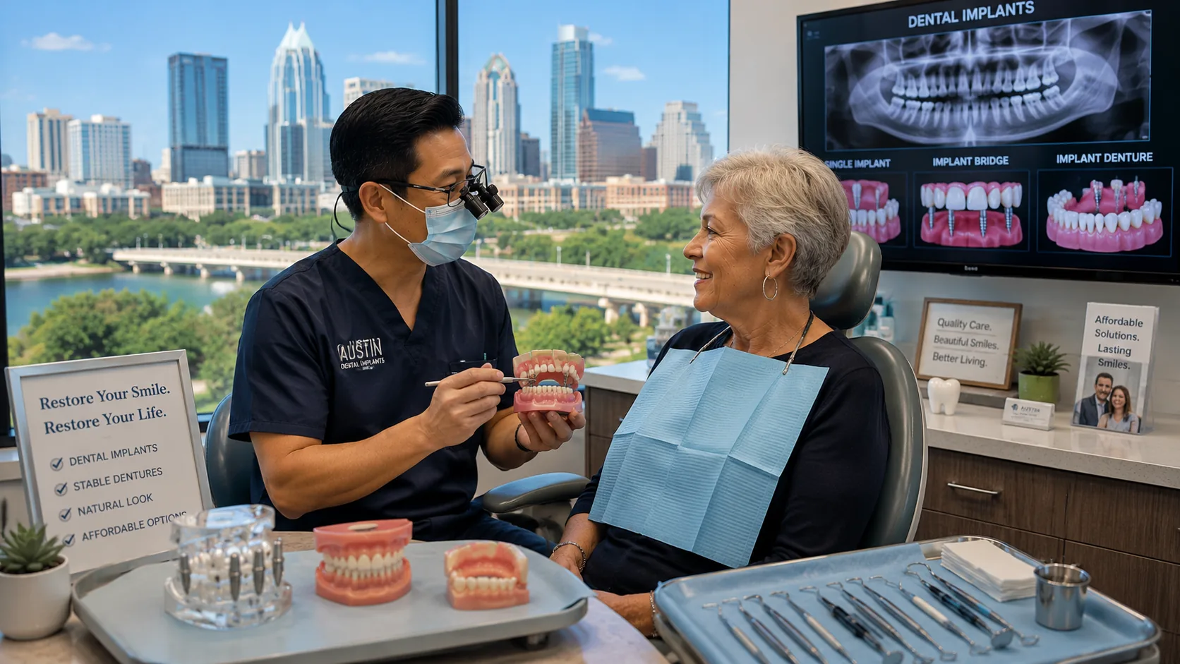 Top 10 Affordable Dentures and Implants in Austin Texas